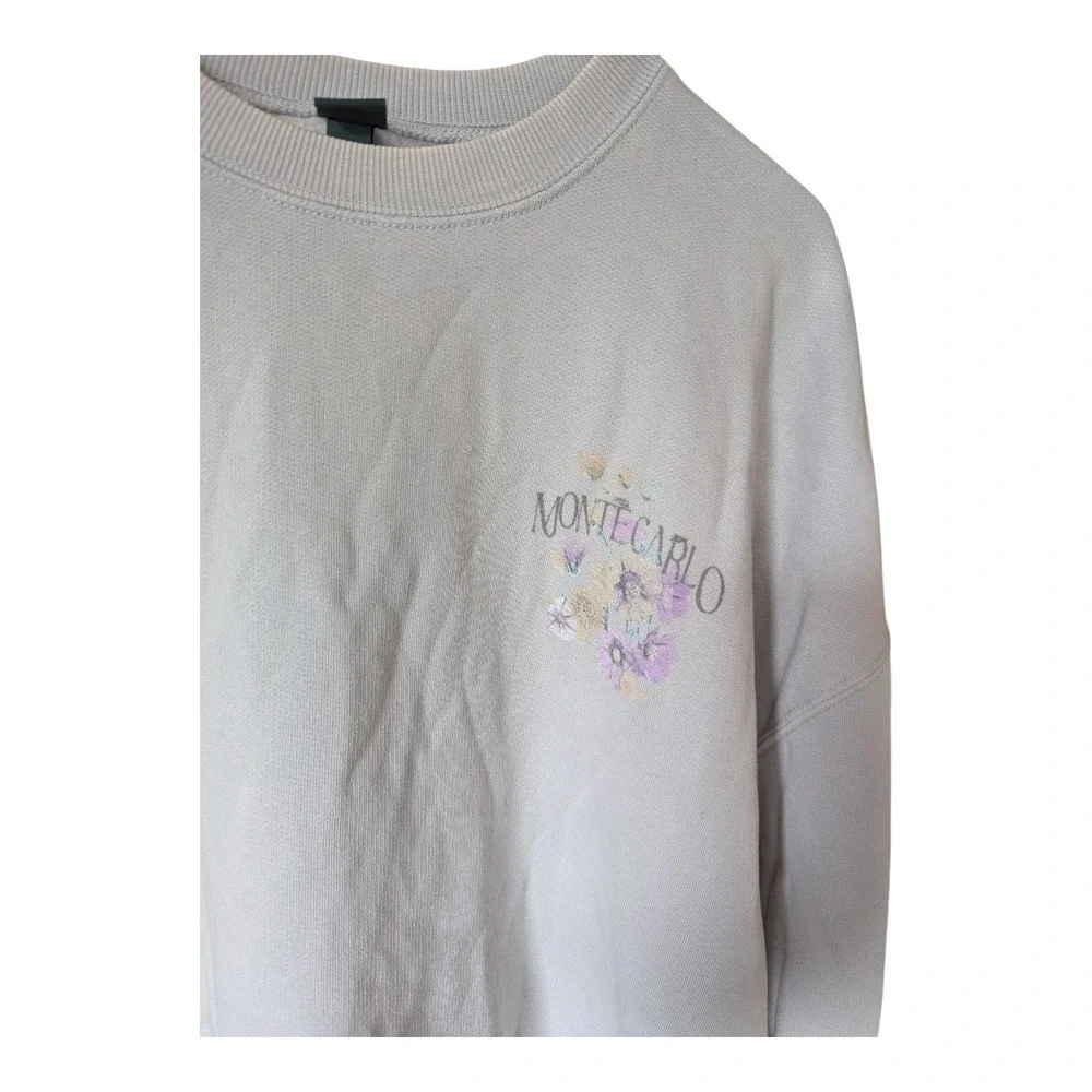 AS. Oversized Pullover Sweatshirt - Wild Fable Gray S: Crew Neck,‎ Heavyweight - Picture 2 of 3